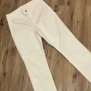 Old Navy High-Rise Wow Straight Cream Pants